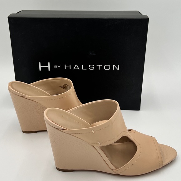 H BY HALSTON - Genuine Leather Holly Mules - Picture 6 of 8
